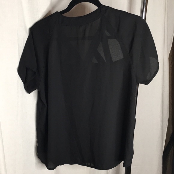 Grayson Threads Size Large Polyester cutout Blouse - Picture 4 of 4